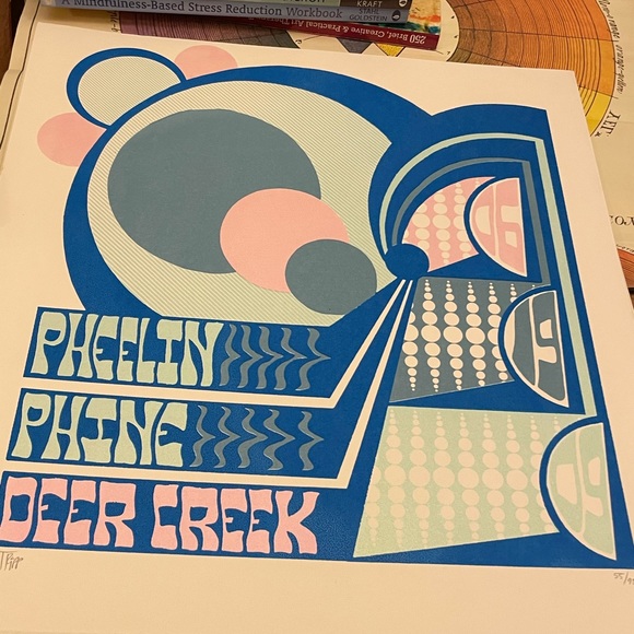 Phish Deer Creek 2009 Tripp Poster Pheelin Phine